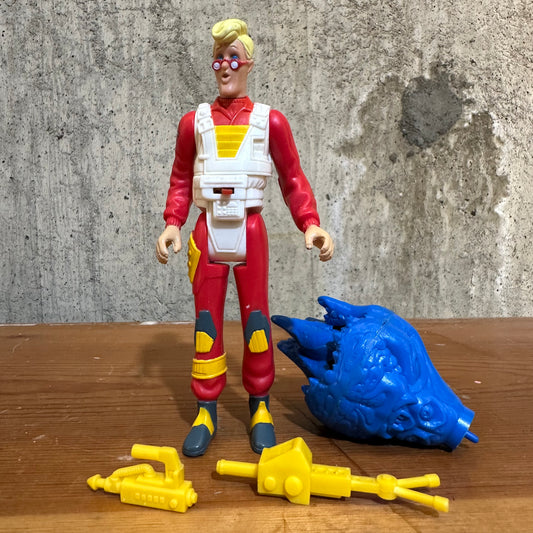 Screaming Heroes Egon Kenner Ghostbusters Complete Vintage Action Figure Toy