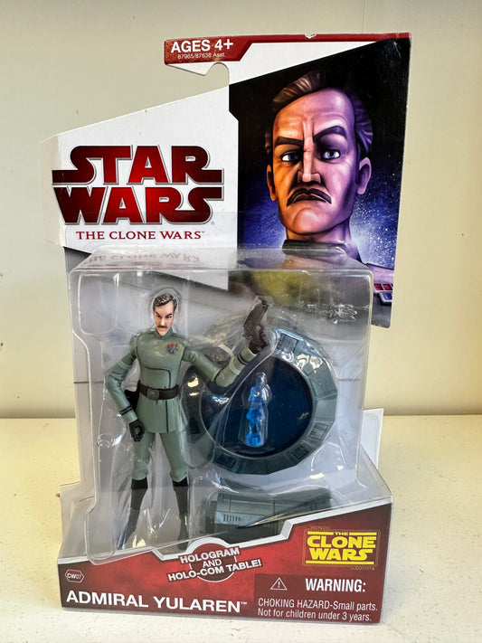 Star Wars the Clone Wars CW07 Admiral Yularen MOC Action Figure