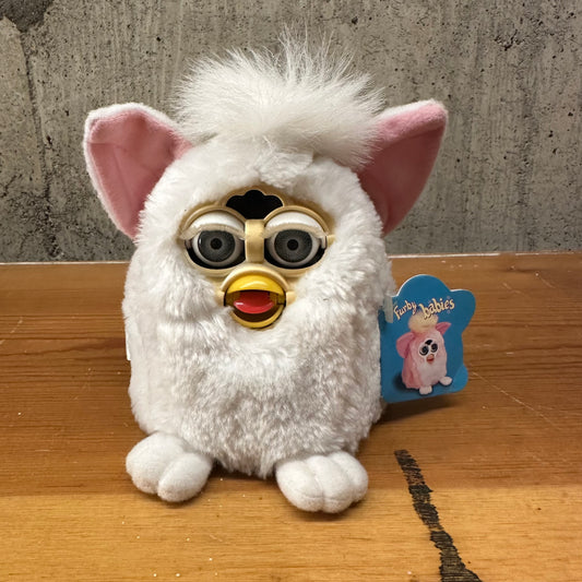 Furby Babies White Blue Eyes Brand New Not Tested