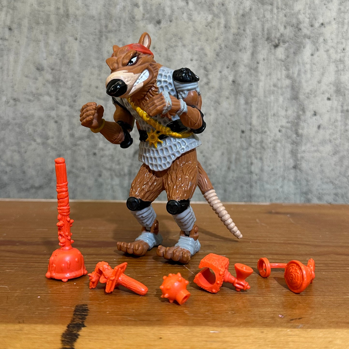 Wacky Action Splinter TMNT Complete Vintage Ninja Turtles Action Figure Toy