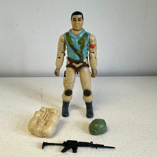 1983 GI Joe Airborne Complete Vintage Action Figure Toy