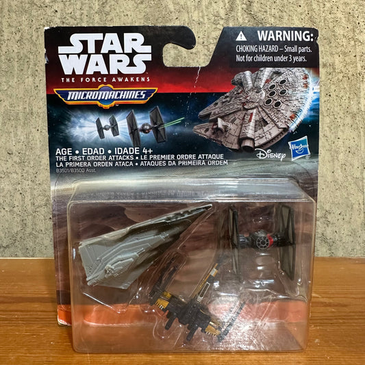STAR WARS THE FORCE AWAKENS MICRO MACHINES THE FIRST ORDER ATTACKS 2015 NEW