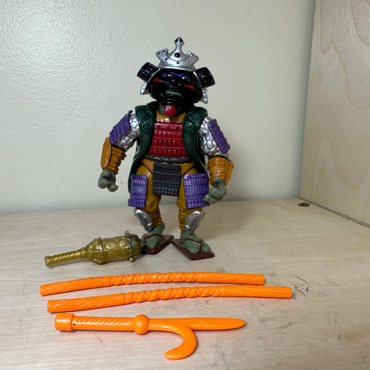 TMNT Movie 3 Samurai Donatello Complete Vintage 90’s Ninja Turtles Action Figure Toy
