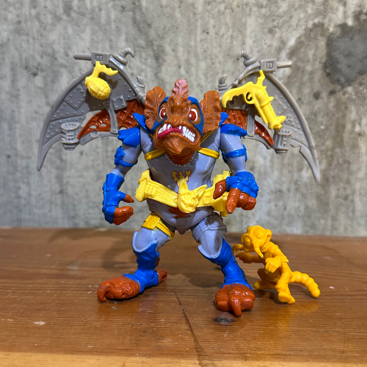 Wingnut & Screwloose 1990 Complete TMNT Ninja Turtles Action Figure Toy