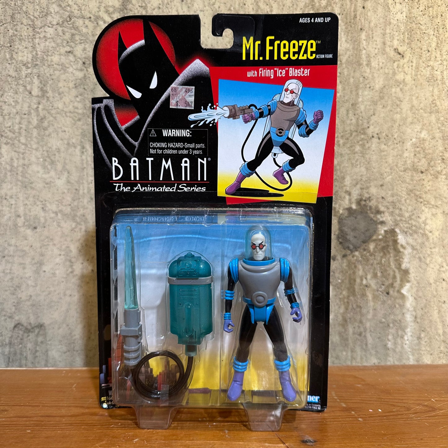 Mr. Freeze Batman Animated Series Kenner DC Comics Sealed MOC Action Figure Toy 1993