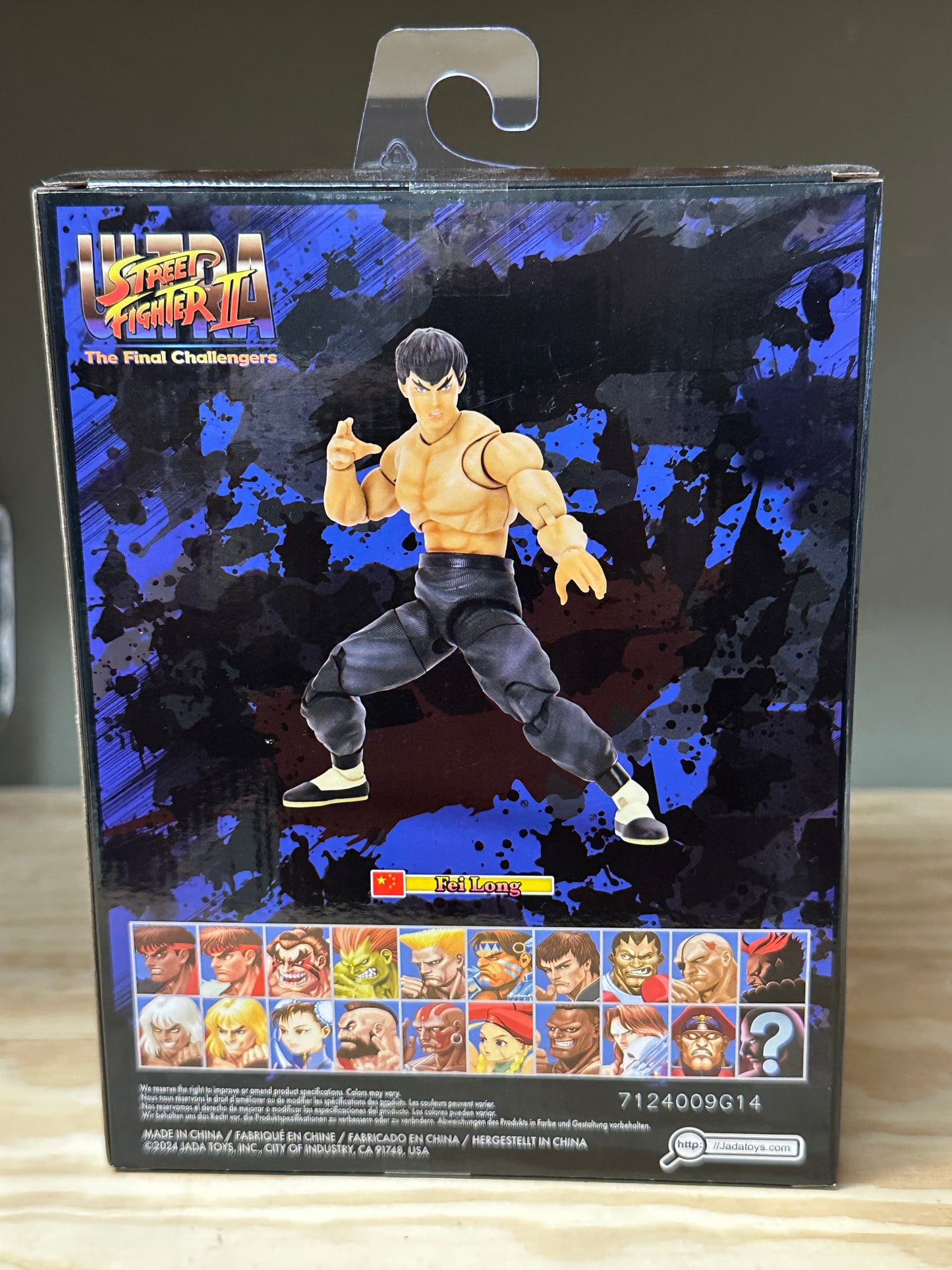 Street Fighter 2 Final Challengers Fei Long Sealed Action Figure Toy Jada Capcom