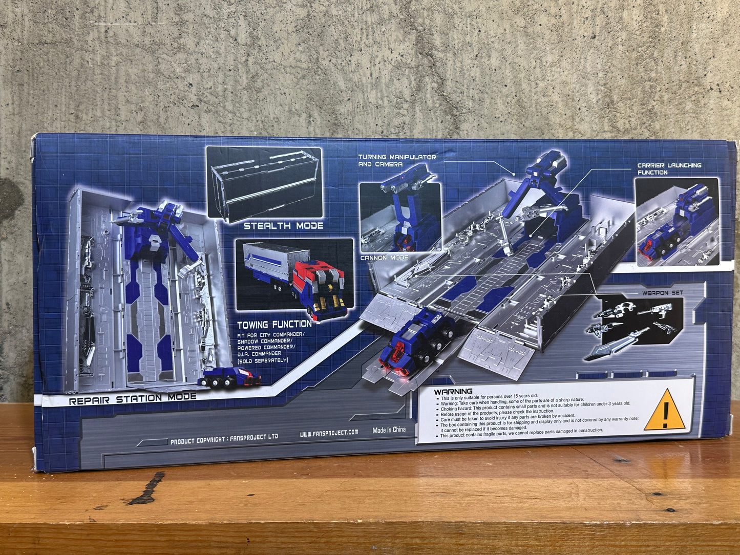 Transformers Fans Project Parallax TFX-02 G3 Trailer Open Box Unused