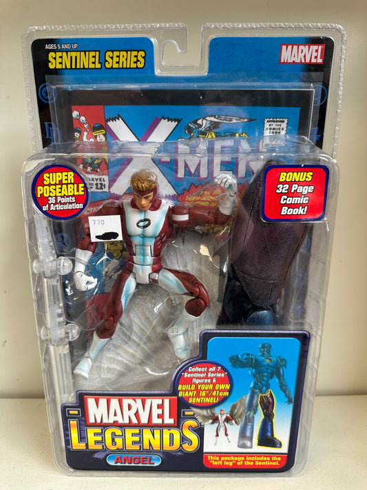 Marvel Legends Toy Biz Angel Action Figure Sealed Sentinel BAF Wave