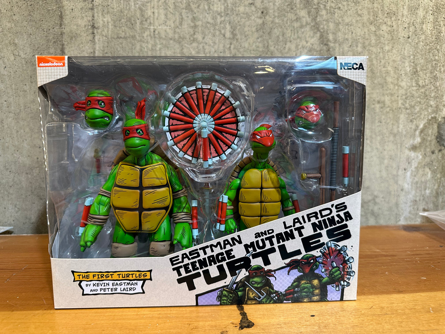NECA SDCC 2024 TMNT Eastman & Laird First Turtles Action Figure 2-Pack Exclusive