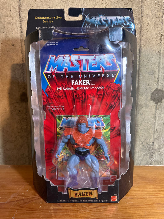 MOTU 2000 Commemorative Faker Reissue Master’s of the Universe Action Figure Sealed Toy