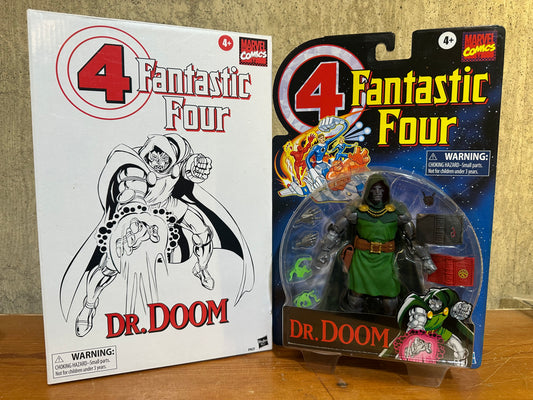 Dr. Doom Marvel Legends Retro 6” Avengers FF Action Figure Toy