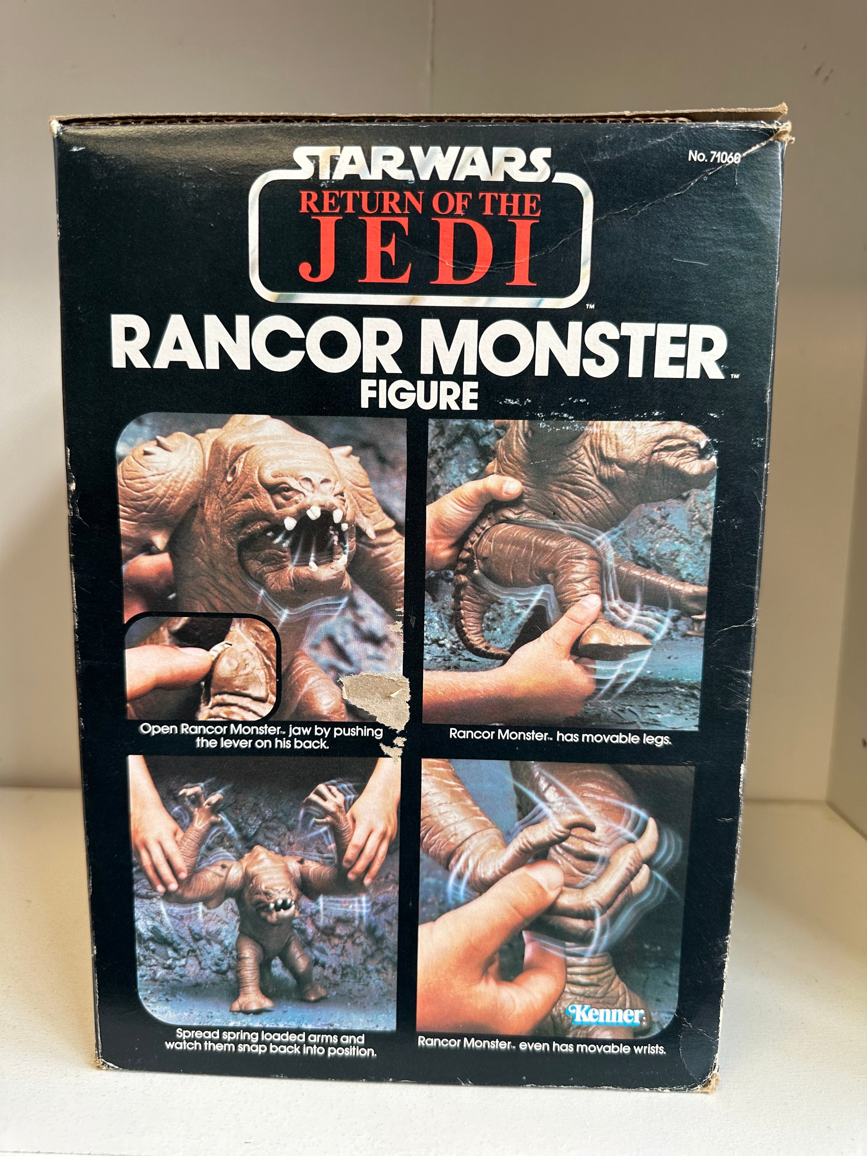 1983 Star Wars Rancor Monster Unused in Box Kenner ROTJ Vintage 80’s Action  Figure Toy