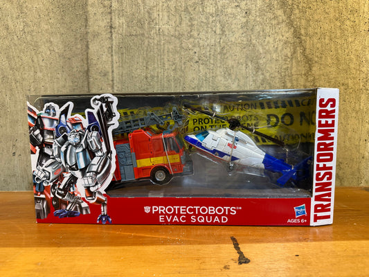 Blades and Hotspot Transformers PROTECTOBOTS (Evac Squad) Sealed Box