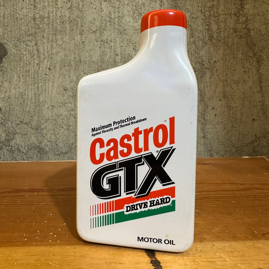 2001 Action 1:64 John Force Castrol GTX NHRA Mustang Funny Car Tin Oil Quart