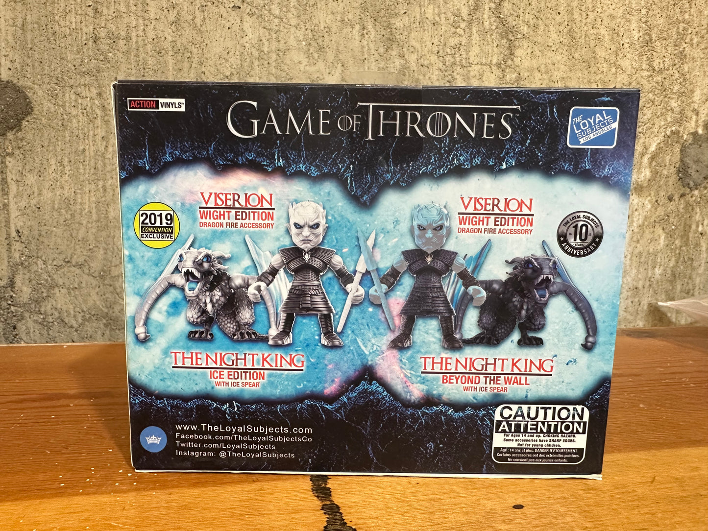 NEW SDCC 2019 Loyal Subjects Game Of Thrones Night King & Wight Viserion 2 Pack