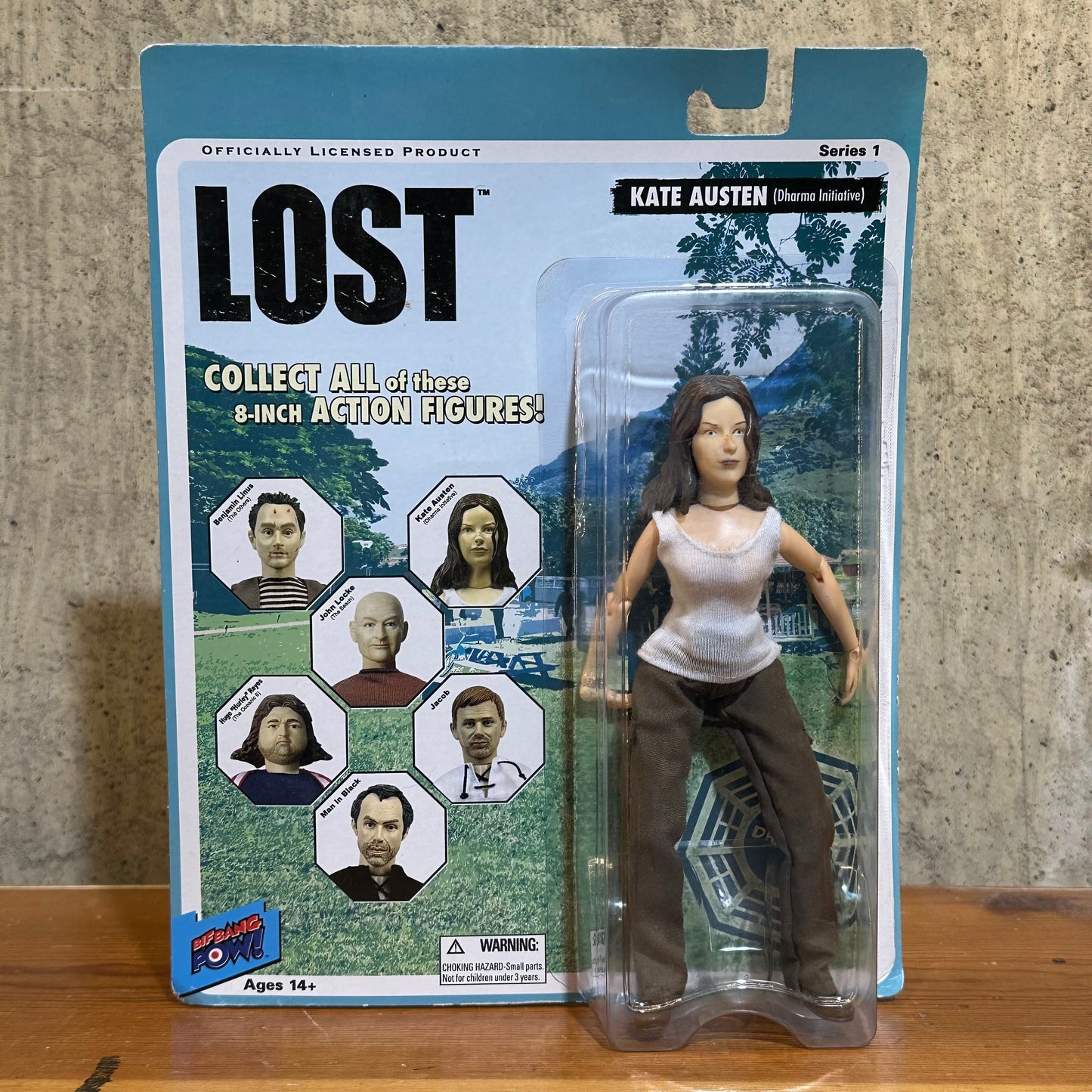 Bif Bang Pow Lost Action Figure Kate Austen Series 1 Dharma Initiative 2010 8”