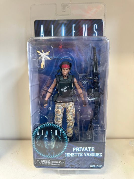 Neca Aliens Private Jenette Vazquez Sealed 30th Anniversary Action Figure Toy 2016