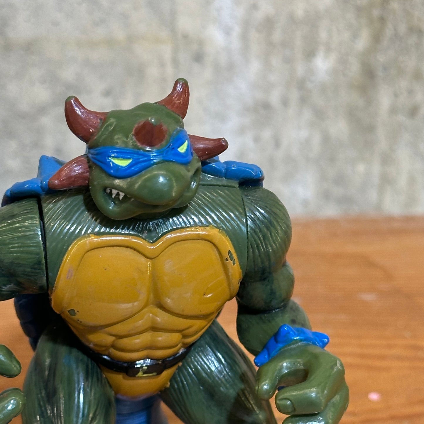 Ankyl Leo 1997 Dino TMNT incomplete with wear Ninja Turtles figure