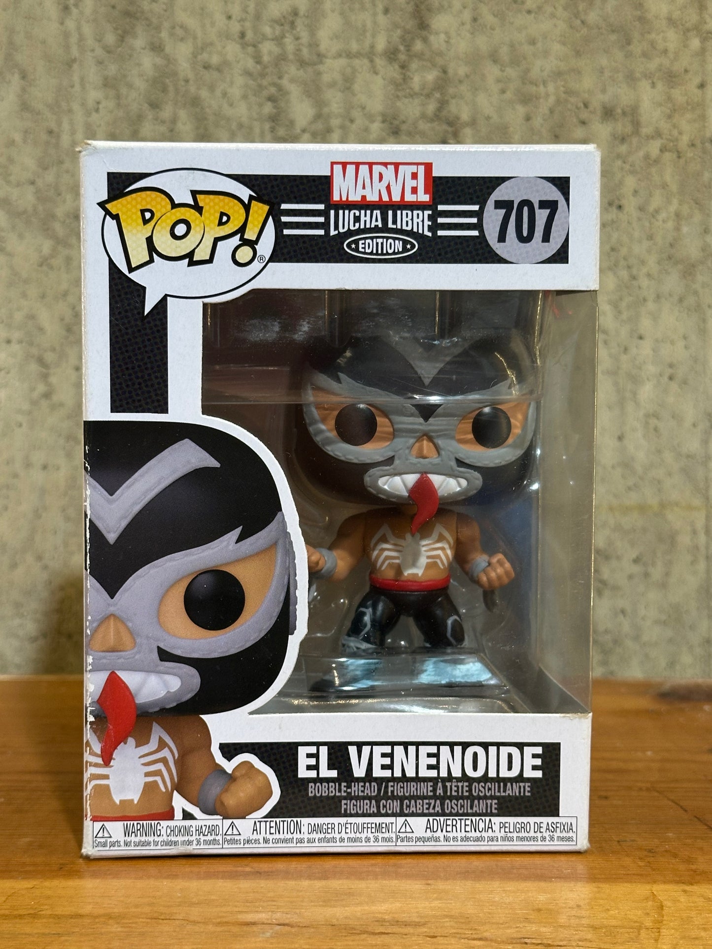 El Venenoide Marvel Funko Pop Lucha Libre 707