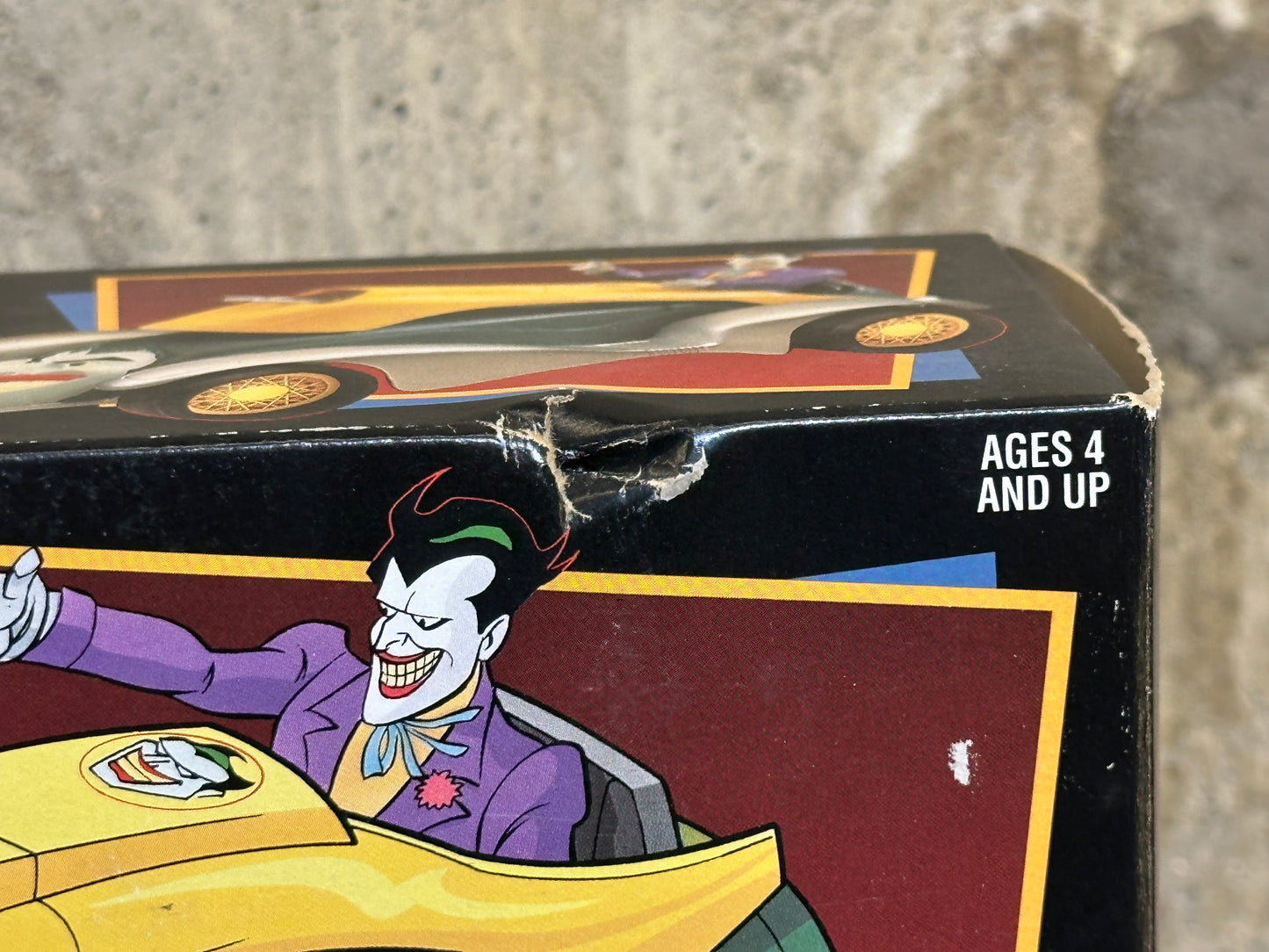 Jokermobile Batman the Animated Series Sealed Vehicle Kenner BTAS DC Comics