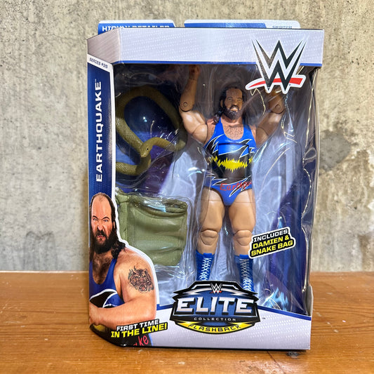 Earthquake WWE Mattel Elite Flashback Series 35 Damien Snake w/ Snake & Bag WWF