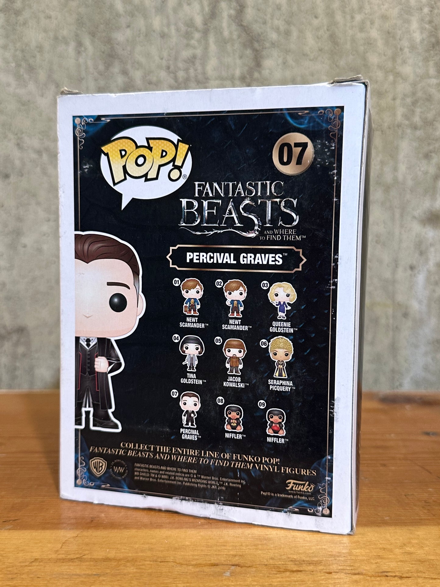 Percival Graves Funko Pop 07 Fantastic Beasts