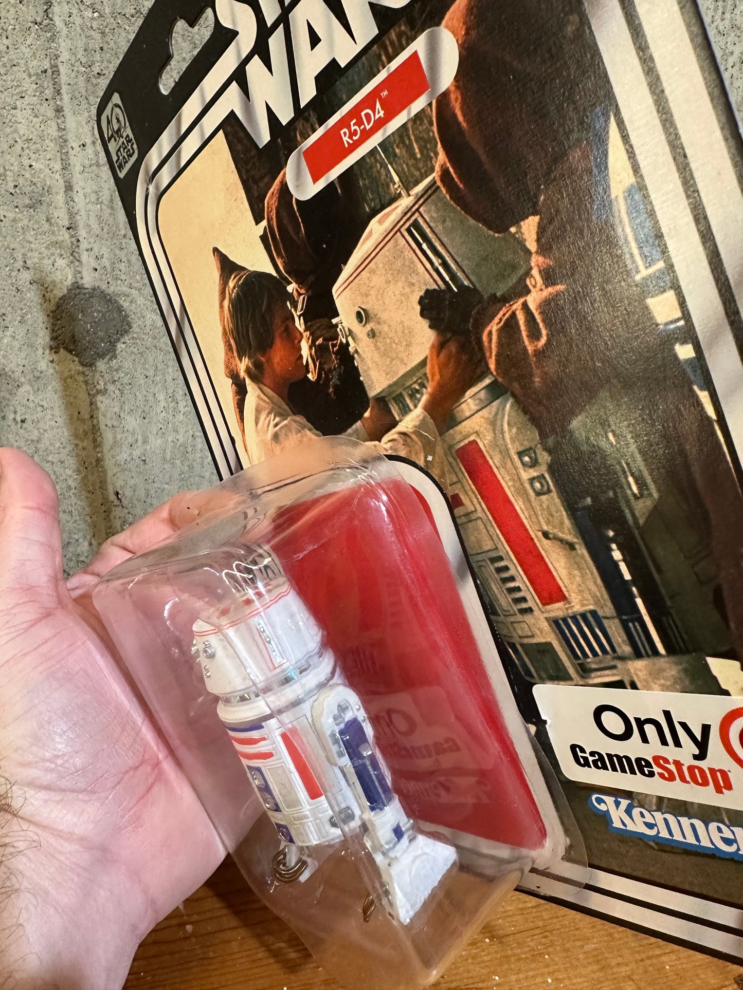R5-D4 Game Stop Exclusive star wars black series 40th anniversary Loose Bubble