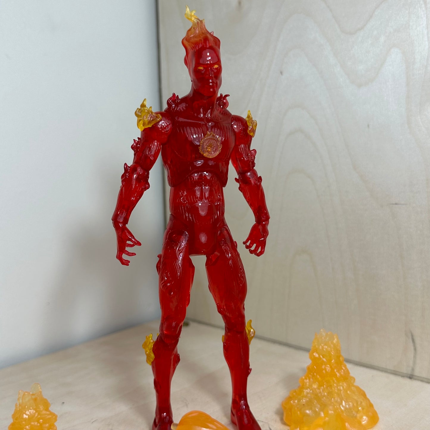 Marvel Diamond Select F4 Human Torch Action Figure Toy