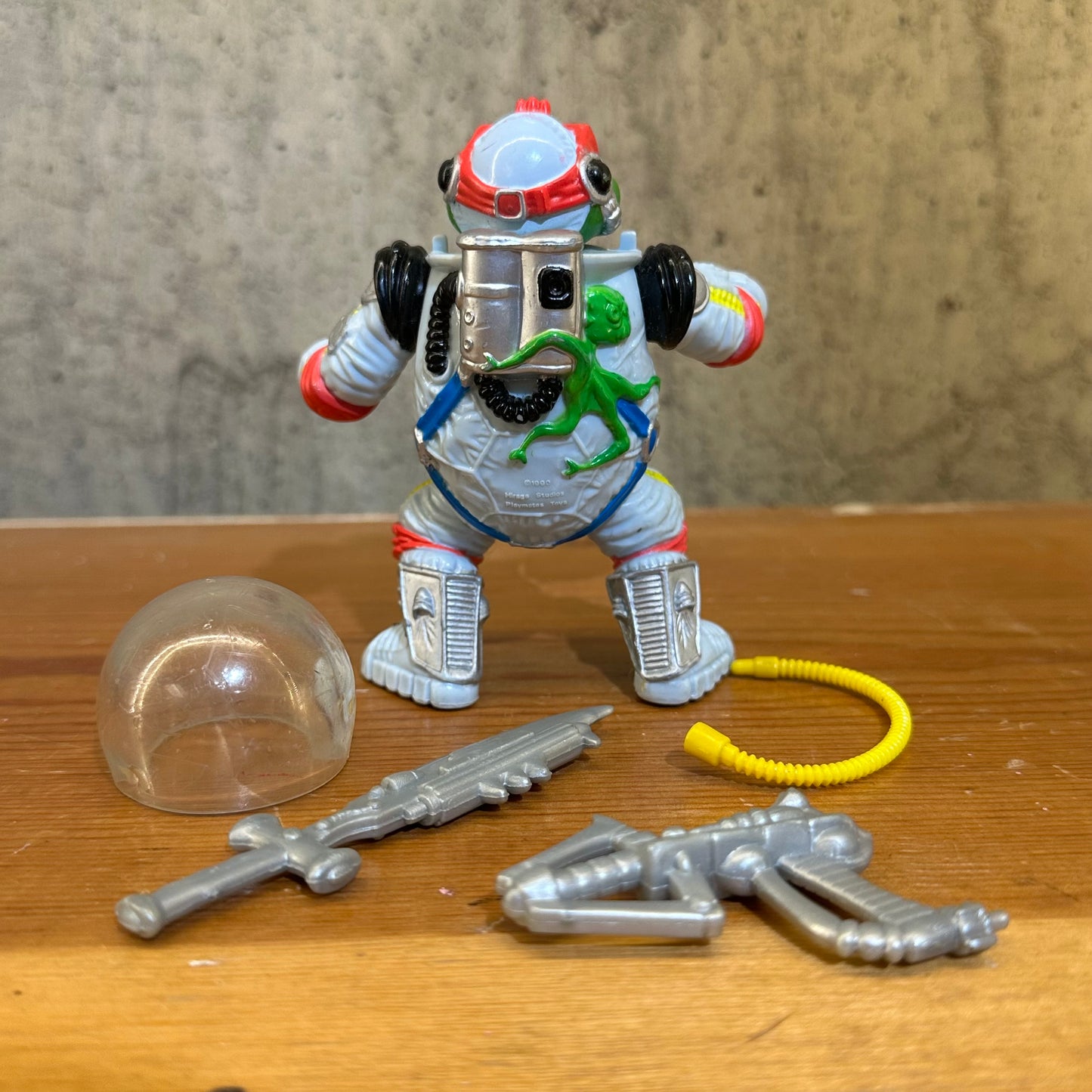Space Cadet Raphael 1990 Complete Vintage TMNT Ninja Turtles Action Figure Toy