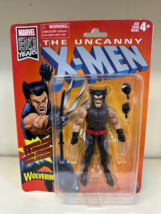 Marvel Legends Uncanny X-Men Wolverine 80th Anniversary Action Figure Toy