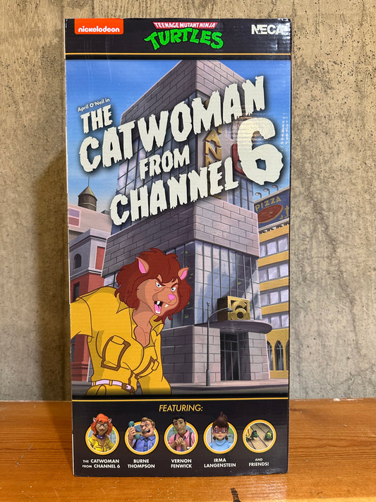 NECA TMNT SDCC 2021 Exclusive CHANNEL 6 Newsroom 4 pack BUNDLE