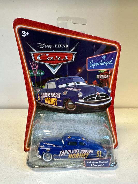 Disney Pixar Cars Fabulous Hudson Hornet Sealed on Card Diecast Car