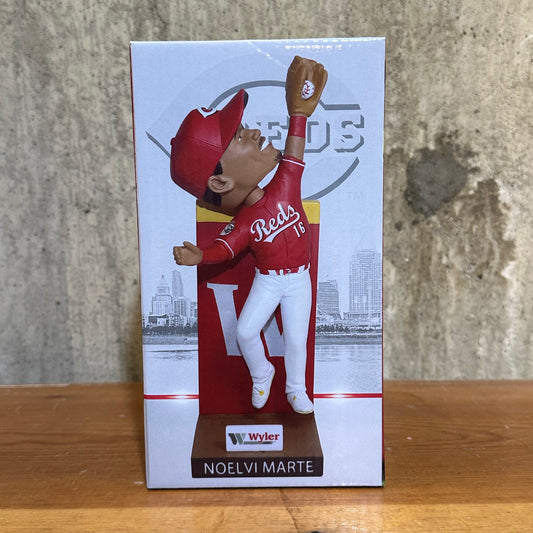 Noelvi Marte Cincinnati Reds Baseball Bobblehead Brand New