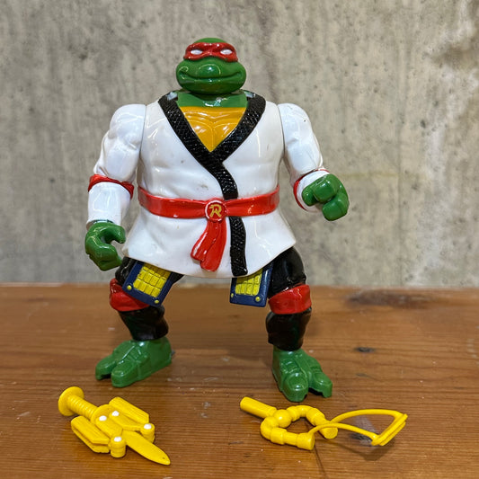Night Ninja Raphael TMNT Auto Mutations incomplete vintage action figure Toy 1993