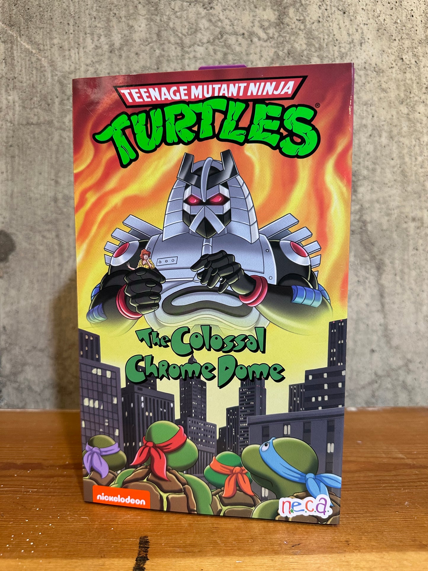 NECA Teenage Mutant Ninja Turtles: The Colossal Chrome Dome Action Figure