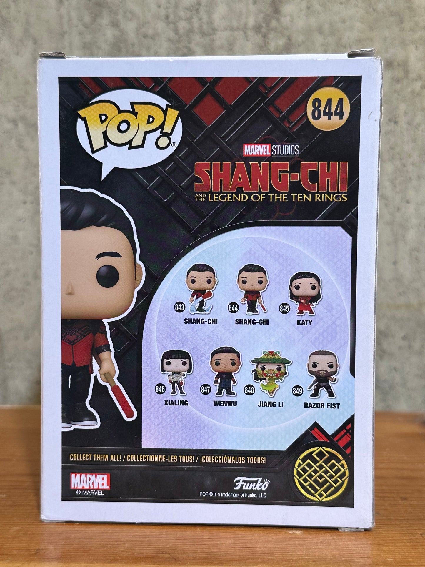 Shang-Chi Funko Pop 844 Marvel