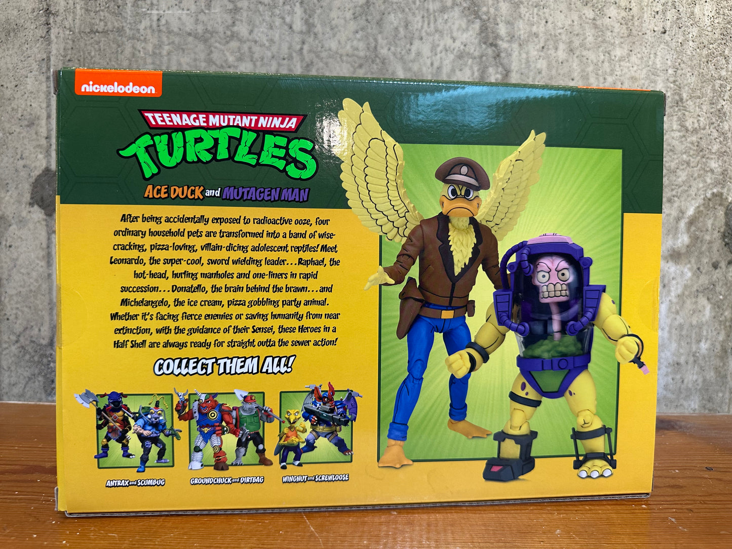 Ace Duck & Mutagen Man Sealed NECA TMNT 2-Pack Action Figure Set