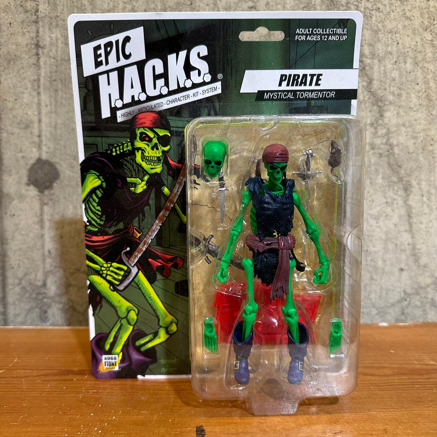 Boss Fight Studios EPIC HACKS Pirate Mystical Tormentor Action Figure New Sealed 6”
