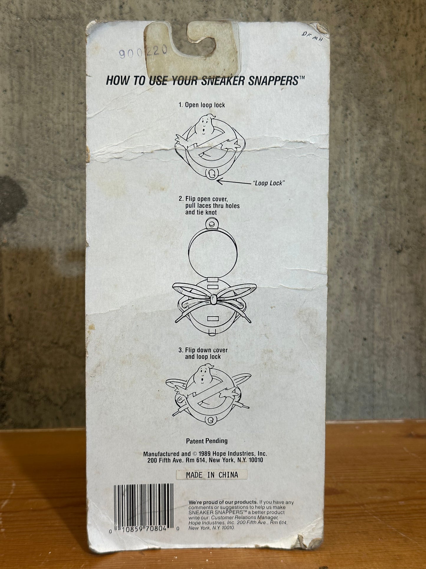 The Real Ghostbusters Sneaker Snapper Sealed on Damaged Card and Bubble