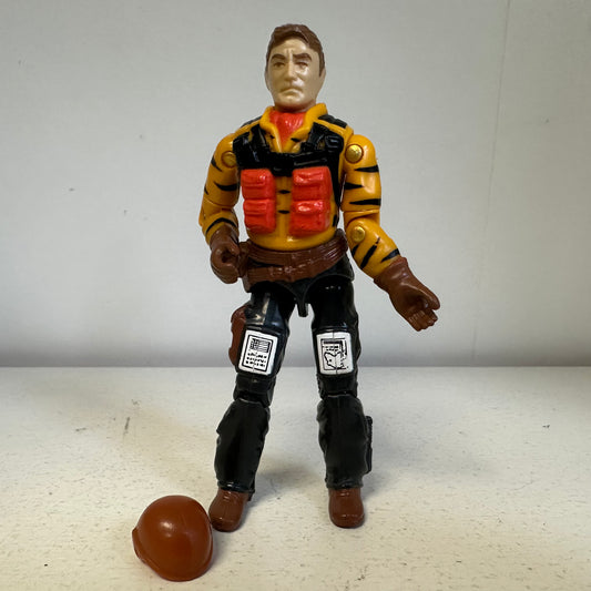 1988 GI Joe Tiger Rat Pilot Skystriker incomplete Action Figure Toy