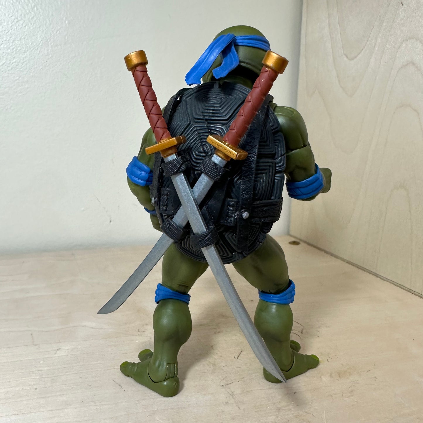 TMNT Super 7 Leonardo Incomplete Ninja Turtles Action Figure Toy