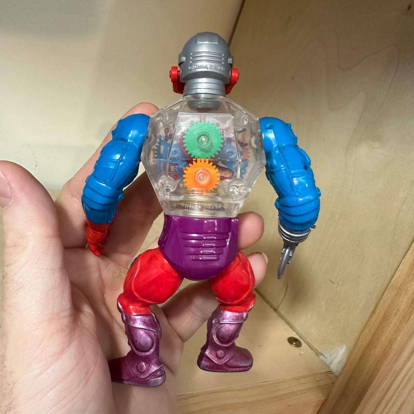 1984 MOTU Roboto Complete Vintage He-Man Master’s of the Universe Action Figure