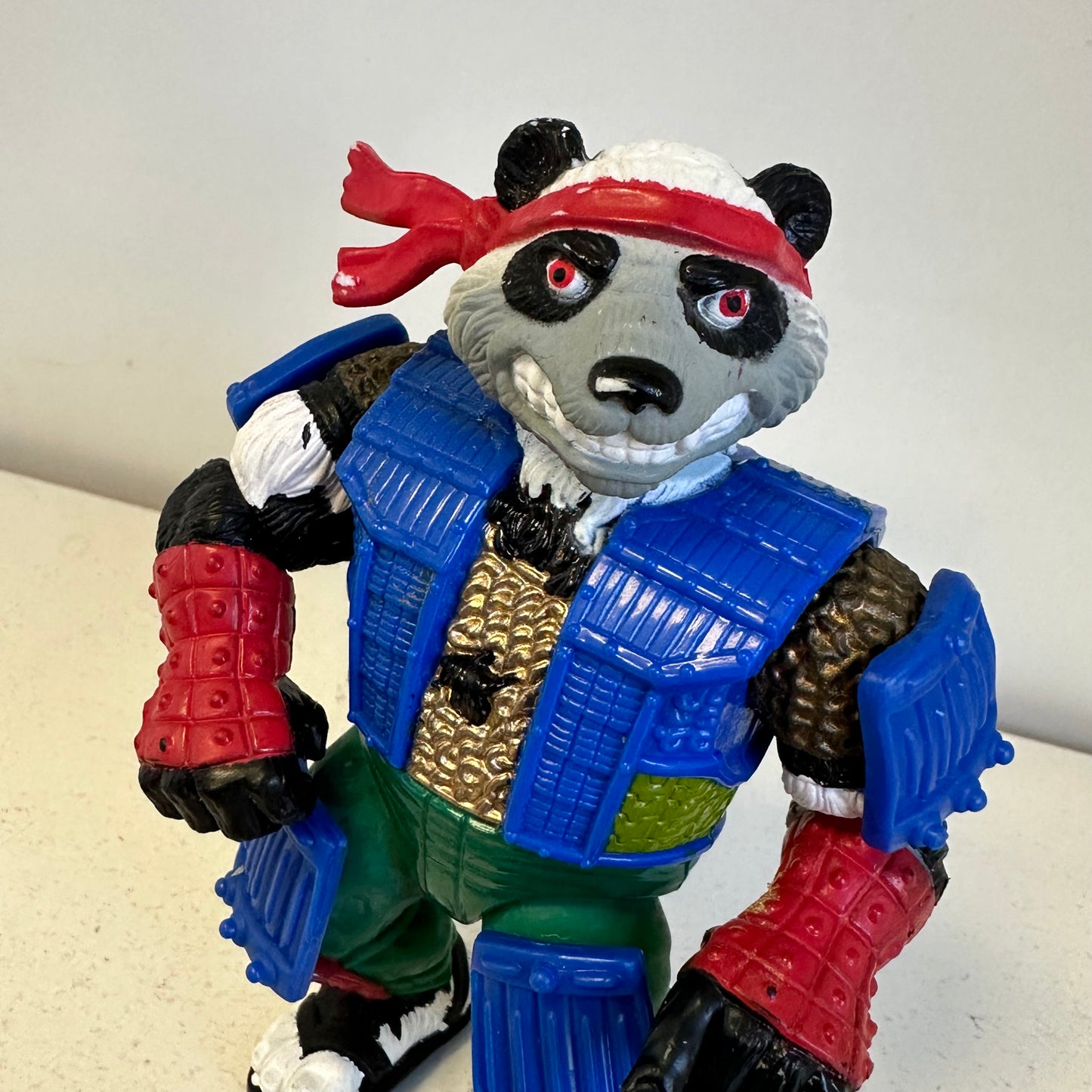 1990 TMNT Panda Khan Complete Vintage Ninja Turtles Action Figure