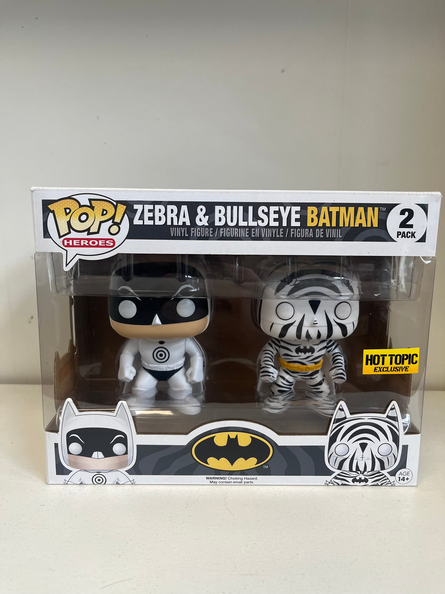 Funko Pop Heroes Zebra & Bullseye Batman