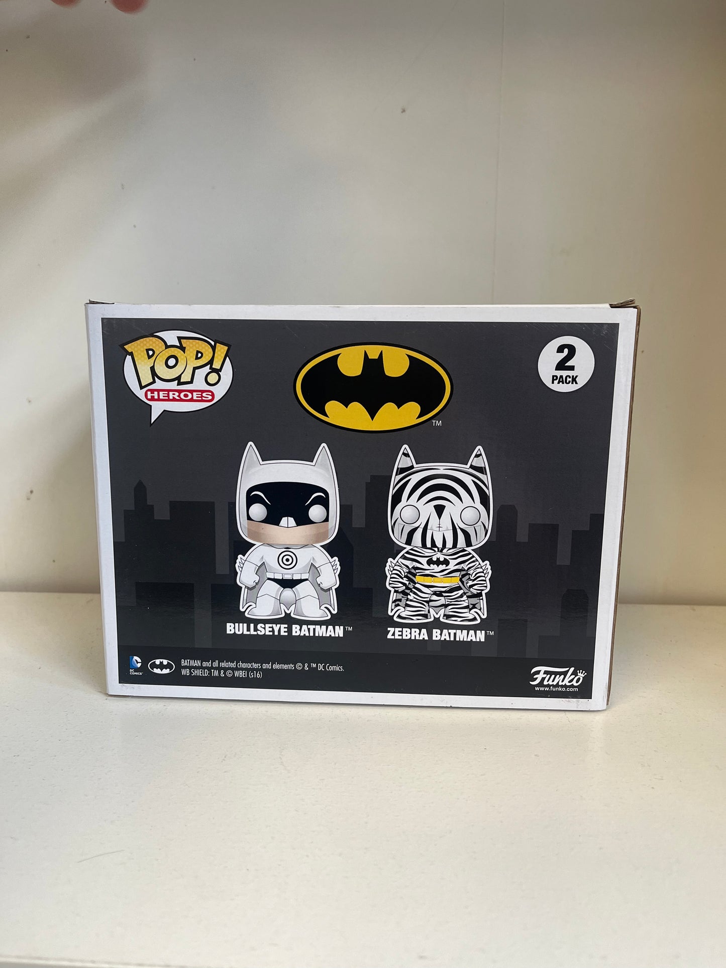 Funko Pop Heroes Zebra & Bullseye Batman