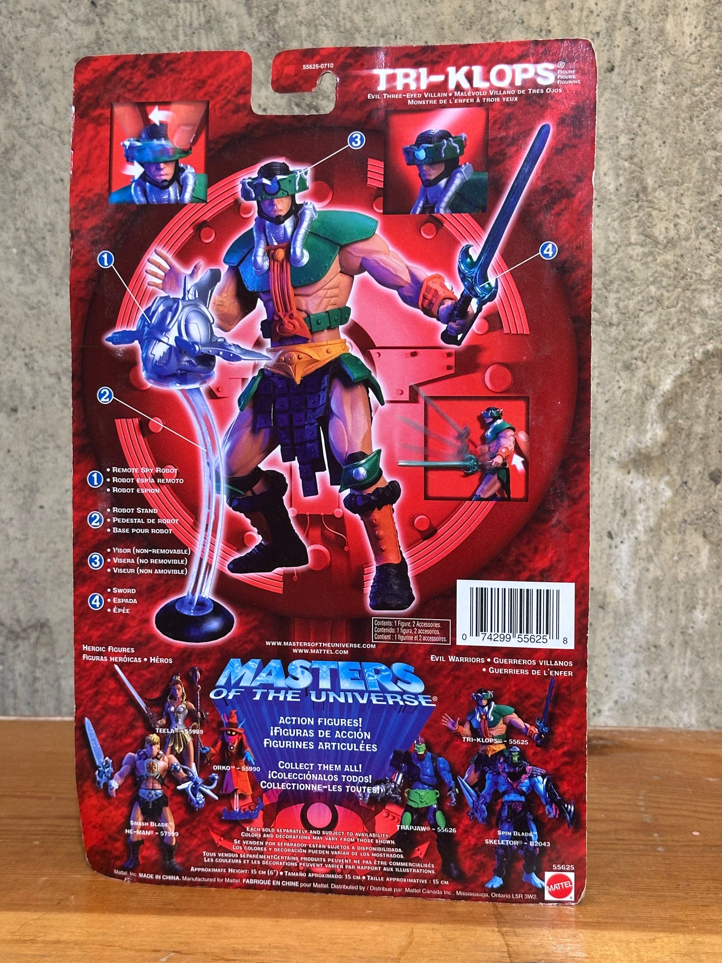 Tri Klops Master’s of the Universe 200x MOTU MOC Action Figure