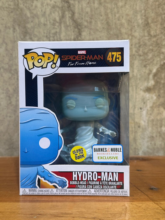 Hydro-Man Spider-Man Funko Pops 475 GID Barnes & Noble Exclusive