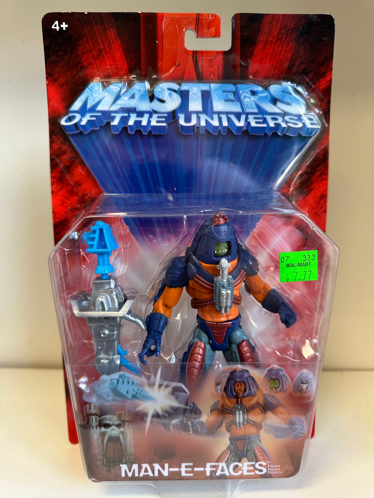 MOTU 200X Man-E-Faces MOC Sealed He-Man Master’s of the Universe Action Figure