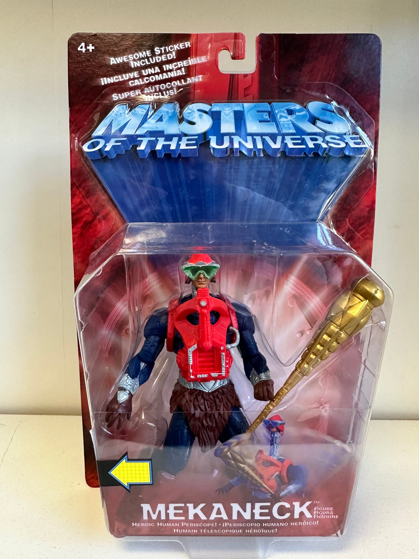 MOTU 200X Mekaneck Sealed on Card He-Man Master’s of the Universe Action Figure