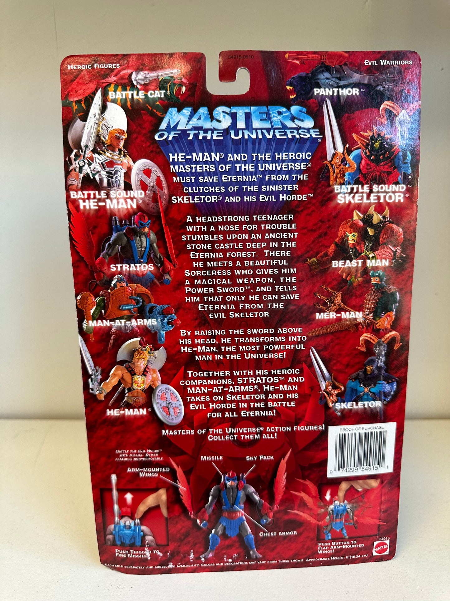 MOTU 200X Stratos He-Man Master’s of the Universe Action Figure MOC